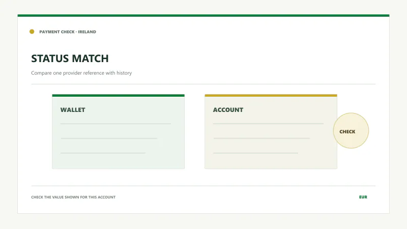 Account history matched with Google Pay transaction