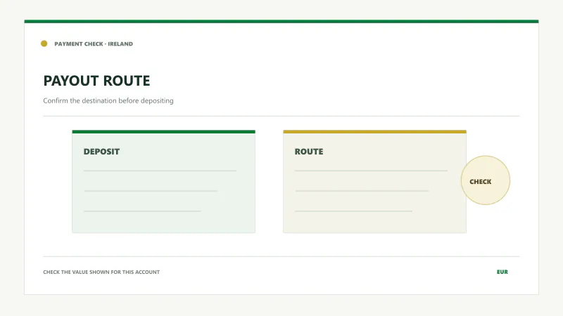 Withdrawal destination checked before using prepaid funds